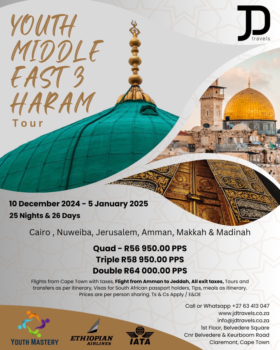 middle east and umrah tours cape town