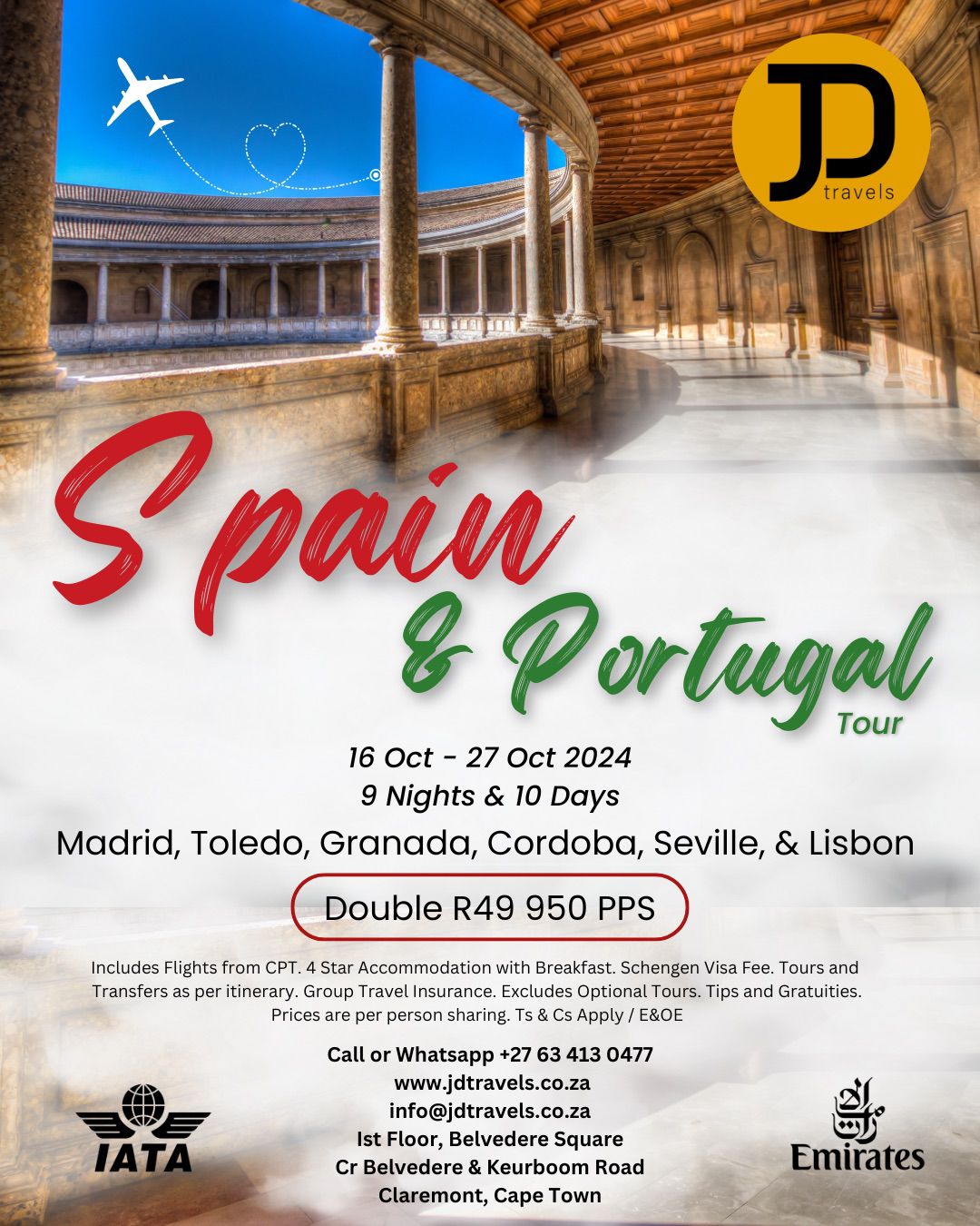 Spain and Portgual 2024 - Cape Town Travel Agency